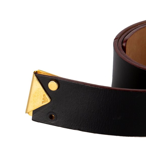 EMPORIO ARMANI BLACK EVENING BELT | WOMENS